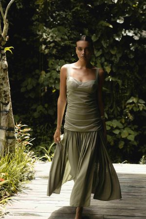 LAGERTHA Matcha Dress